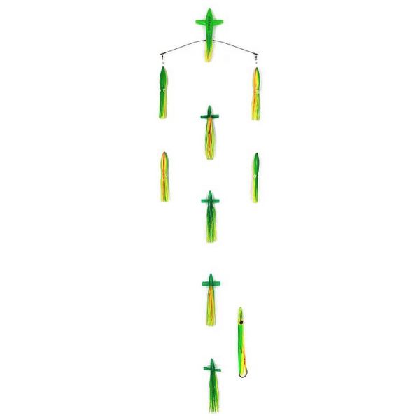 Sterling Tackle 18in Chaos Bar w/ 9in Bulb Squid - Zucchini