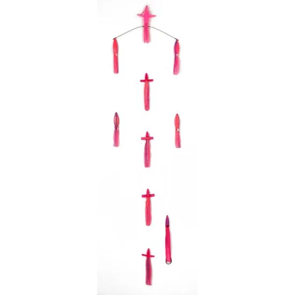 Sterling 18in Chaos Tracker Bar w/ 9in Squid - Starboard - Pink Tiger