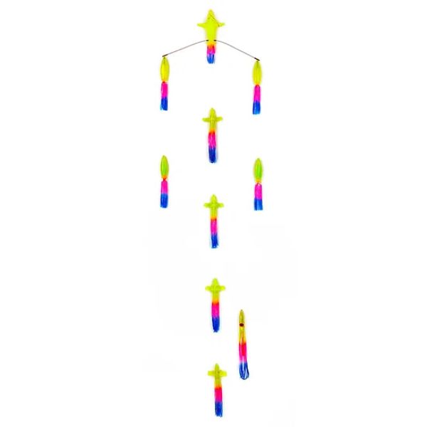 Sterling 18in Chaos Tracker Bar w/ 9in Squid - Starboard - Rainbow