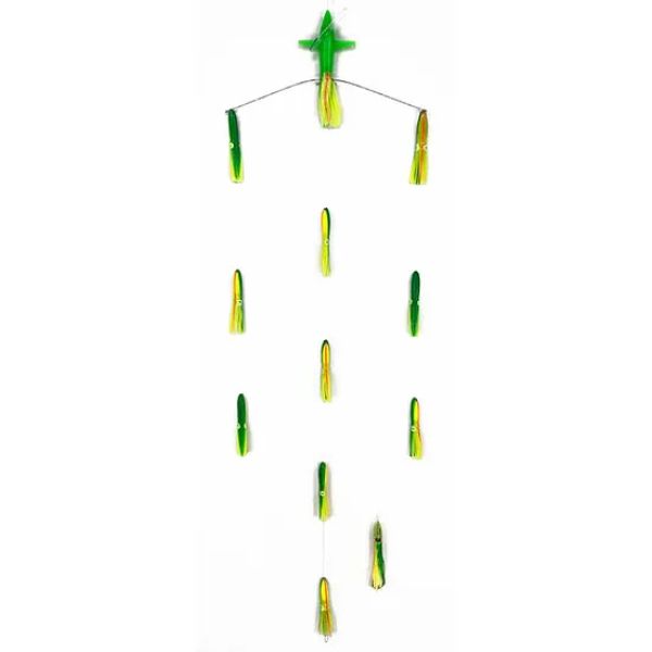 Sterling Tackle 18in Tracker Bar w/ 6in Bulb Squid - Port - Zucchini