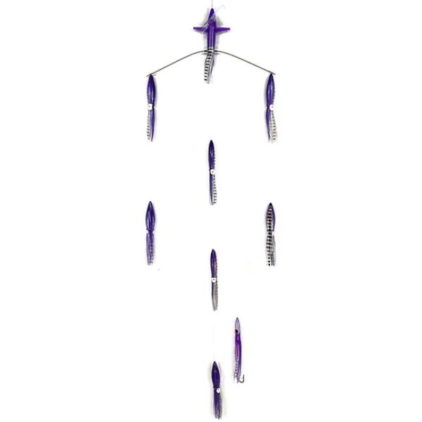 Sterling Tackle 18in Tracker Bar - 9in Squid - Port - Purple/Black