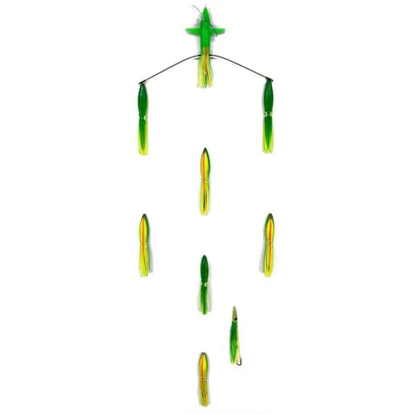 Sterling Tackle 18in Tracker Bar w/ 9in Bulb Squid - Port - Zucchini