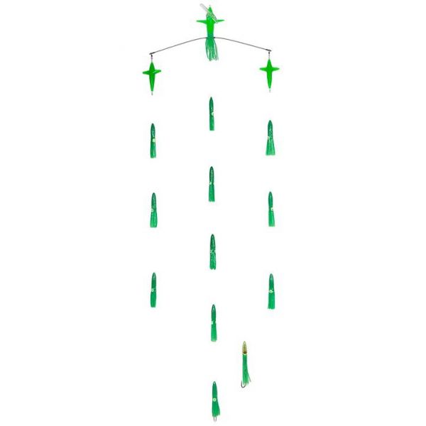 Sterling Tackle 22in Dial Tracker Bar w/ 6in Bulb Squid - Green