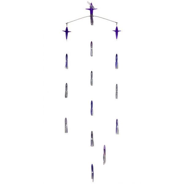 Sterling Tackle 22in Dial Tracker Bar w/ 6in Bulb Squid - Purple/Black