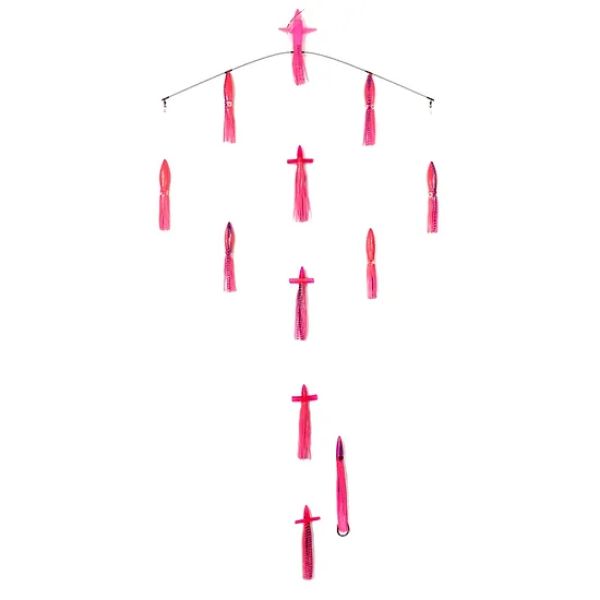 Sterling 36in Chaos Tracker Bar w/ 9in Squid - Starboard - Pink Tiger