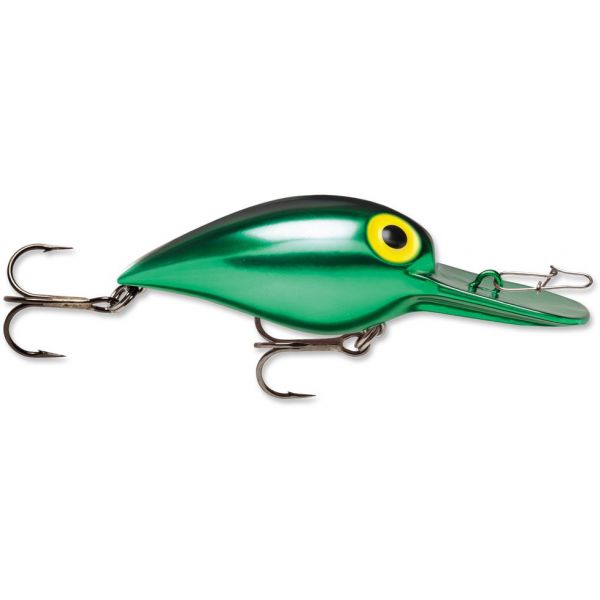 Storm Original Wiggle Wart Crankbait - Metallic Green/Black Back