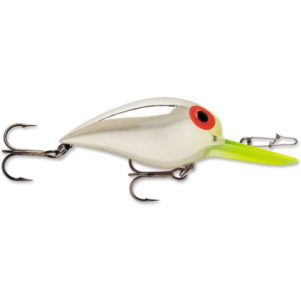 Storm Original Wiggle Wart Crankbait - Metallic Silver/Chartreuse Lip