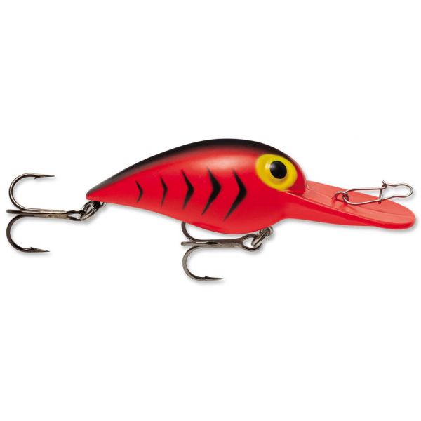 Storm Original Wiggle Wart Crankbait - Fluorescent Red/Black HB