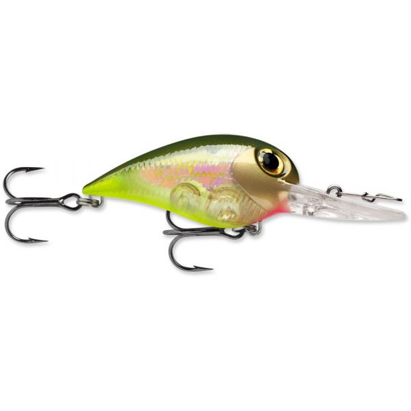 Storm Wiggle Wart MadFlash Crankbait - Olive Chartreuse Glow