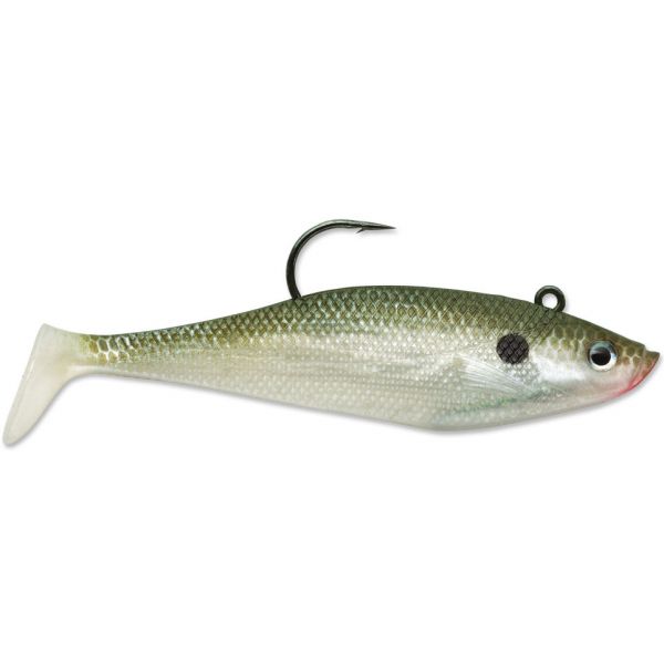 Storm WSS04 WildEye Swim Shad 4 Inch 3 Pack OLSD Olive Shad