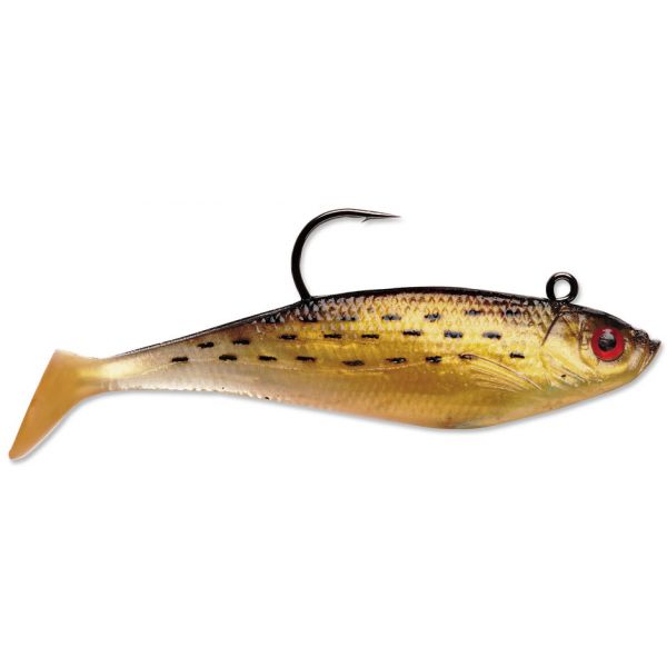 Storm WSS05 WildEye Swim Shad 5 Inch 3 Pack GMU Golden Mullet