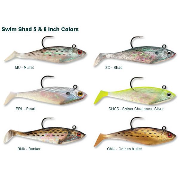 Storm WSS05 WildEye Swim Shad 5 Inch 3 Pack