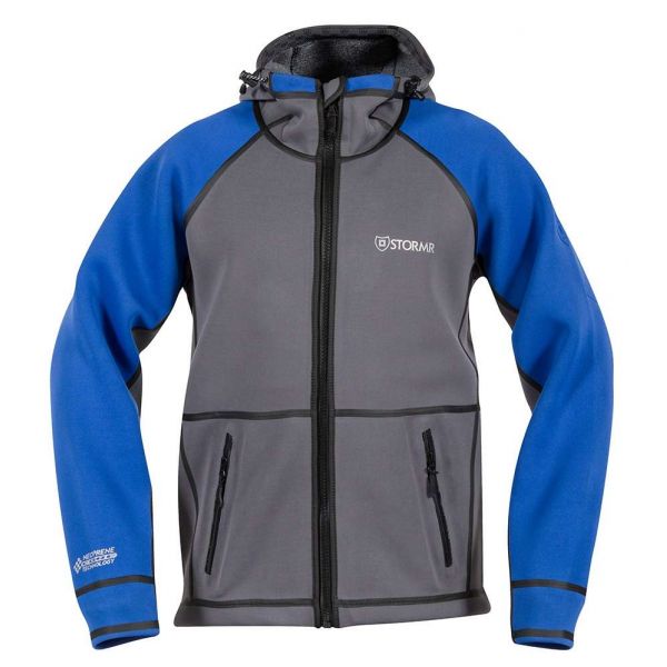 Stormr R215MF-44 Men's Typhoon Jacket Blue/Smoke - Small