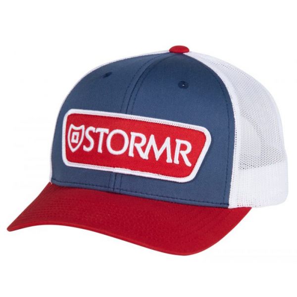 Stormr Patch Mesh Hat - Red/White/Blue