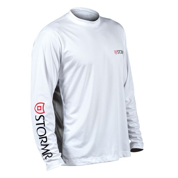 Stormr RW215M-00 Men's UV Shield Long Sleeve Shirt White