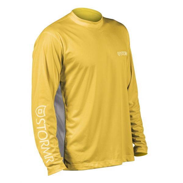 Stormr RW215M-63 Men's UV Shield Long Sleeve Shirt Yellow