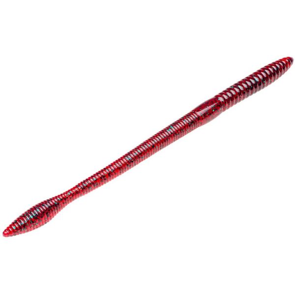 Strike King Bull Worm - 10in Red Bug