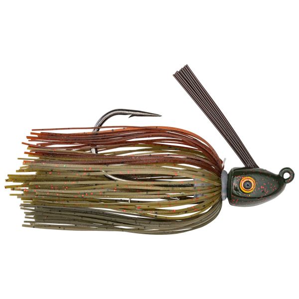 Strike King Hack Attack Heavy Cover Jig - Green Pumpkin Craw