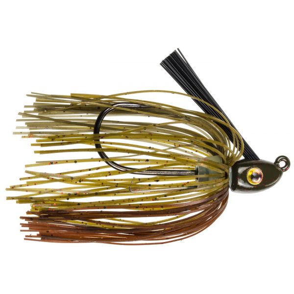 Strike King Hack Attack Heavy Cover Swim Jig - Green Pumpkin - 3/8oz