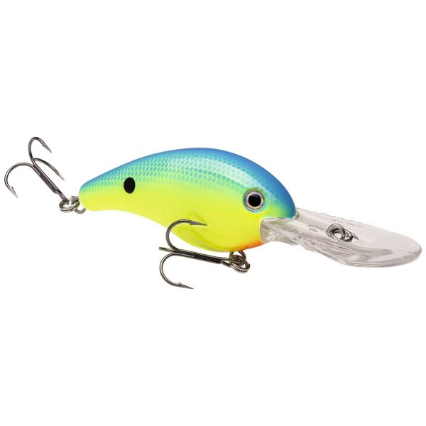 Strike King Pro Model 10XD Crankbait - Powder Blueback Chartreuse