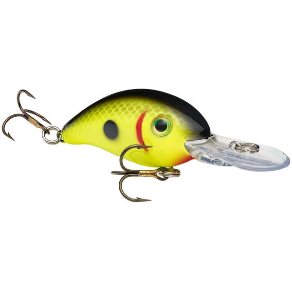 Strike King Pro-Model Series 3 Crankbait - Black Back Chartreuse