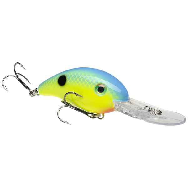 Strike King Pro Model 3XD Crankbait - Powder Blueback Chartreuse