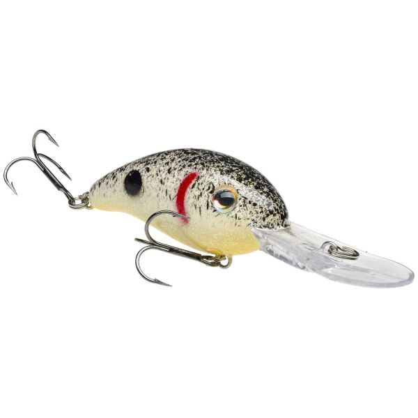 Strike King Pro Model 3XD Crankbait - Pearl/Black Splatter Chrt Belly