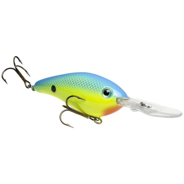 Strike King Pro Model 6XD Crankbait - Powder Blue Back Chart