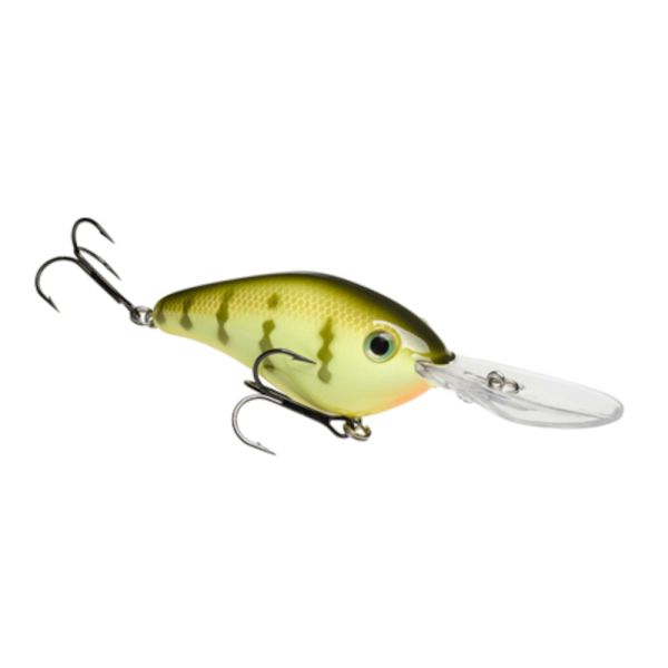 Strike King Pro Model 6XD Crankbait - Chartreuse Perch