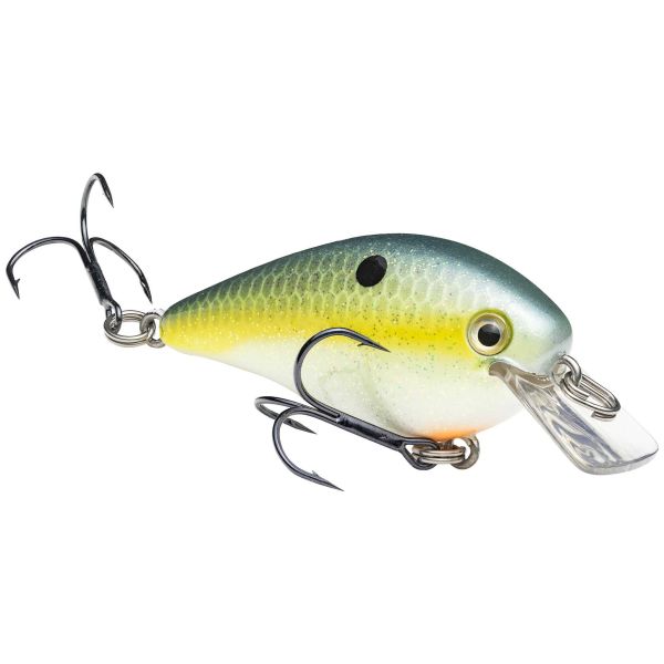 Strike King KVD 1.0 Squarebill Crankbait - Chartreuse Sexy Shad