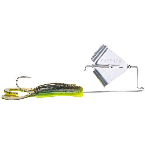 Strike King KVD Toad Buzz - 3/8oz - Green Pumpkin Chartreuse Belly