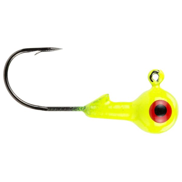 Strike King MRCJH18 Mr. Crappie Jig 1/8 oz Heads 1 Chartreuse