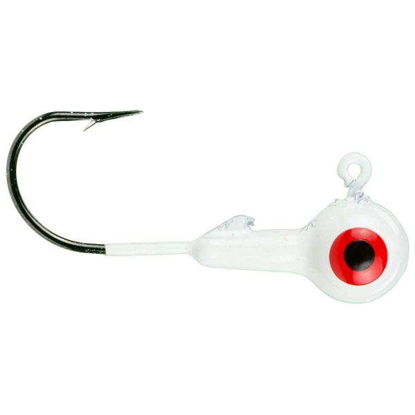 Strike King Mr. Crappie Jig 1/8 oz Heads 199 Refrigerator White