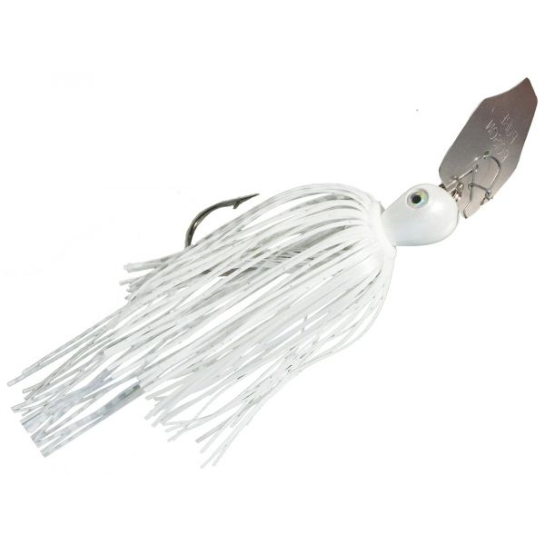 Strike King Pure Poison Bladed Swim Jig - White - 1/2oz