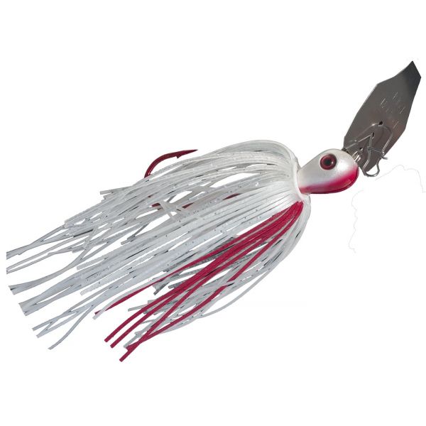 Strike King Pure Poison Bladed Swim Jig - Bleeding Bait White - 3/8oz