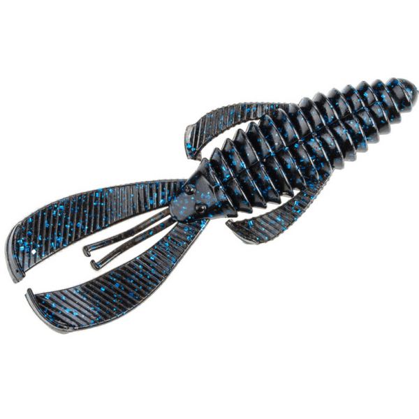 Strike King Rage Tail DB Structure Bug - Black Blue Flake