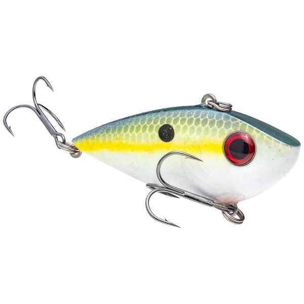 Strike King Red Eyed Shad Tungsten 2 Tap - Chartreuse Sexy Shad