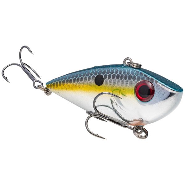 Strike King Red Eyed Shad Tungsten 2 Tap - Chrome Sexy Shad