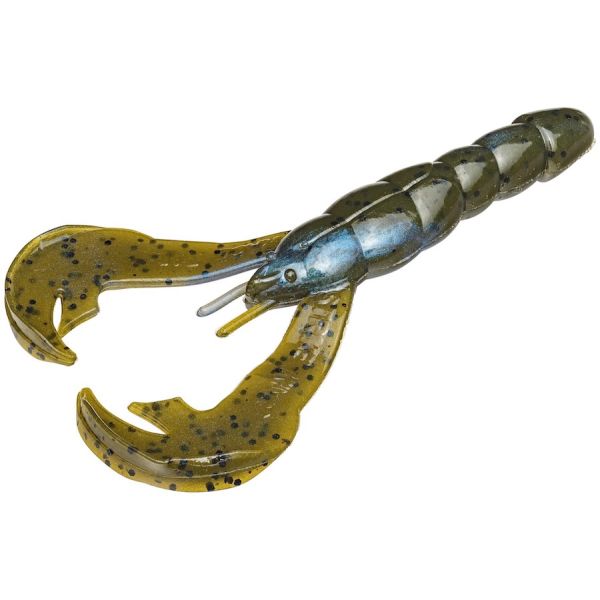 Strike King Rattlin' Rage Craw - 4'' - Blue Craw