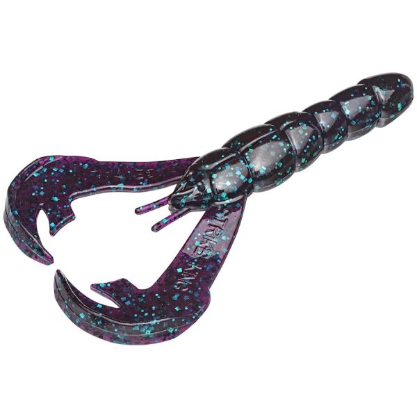 Strike King Rattlin' Rage Craw - 4'' - Junebug