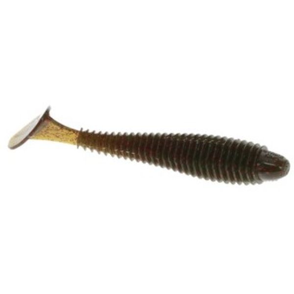 Strike King Saltwater Rage Swimmer - 3.75'' - Dark Melon Red