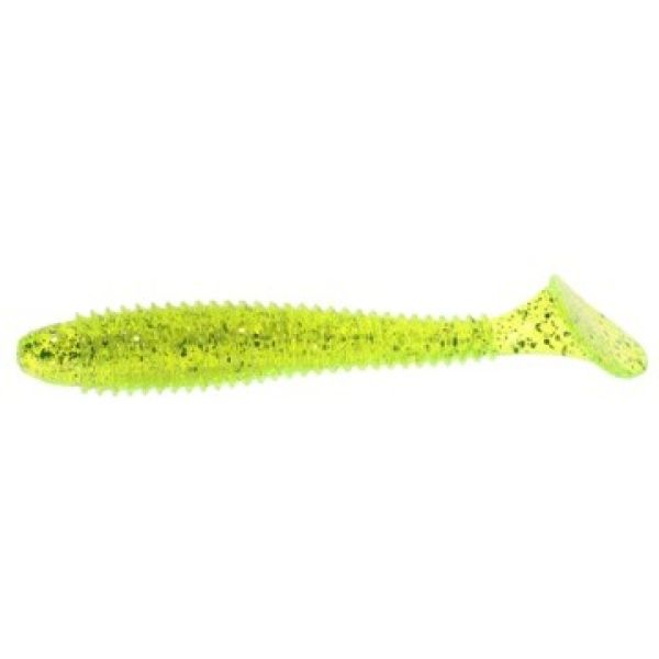 Strike King Saltwater Rage Swimmer - 3.75'' - Chartreuse Silver