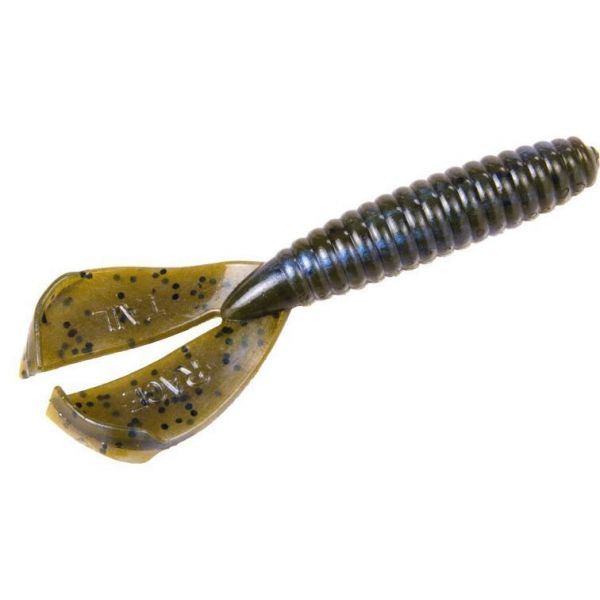 Strike King Rage Twin Tail Menace Grub - Blue Craw