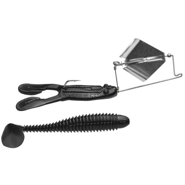 Strike King Skip N' Buzz Buzzbait - Black