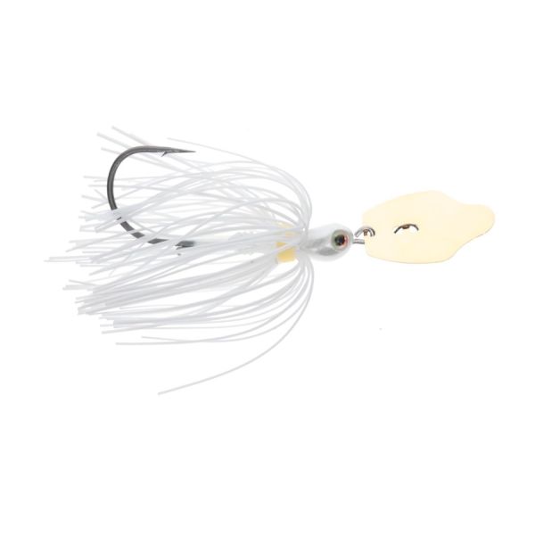 Strike King Thunder Cricket Vibrating Jig - Gold Blade - 1/2oz - Wht