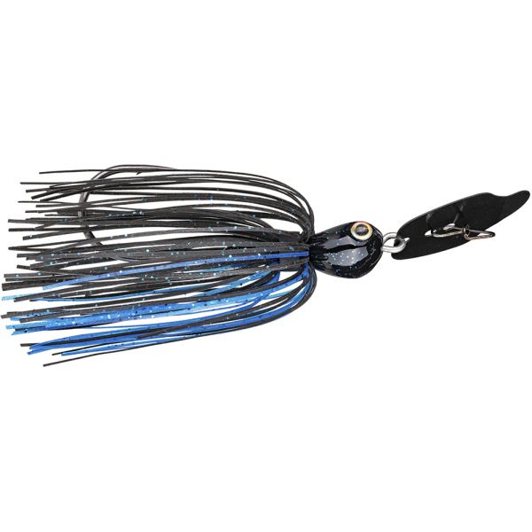 Strike King Thunder Cricket Bladed Jig - 1/2oz - Black/Blue