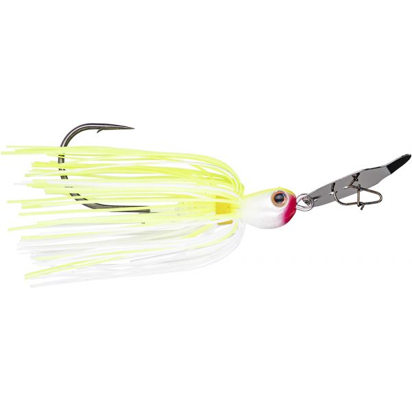 Strike King Thunder Cricket Bladed Jig - 1/2oz - Chartreuse/White