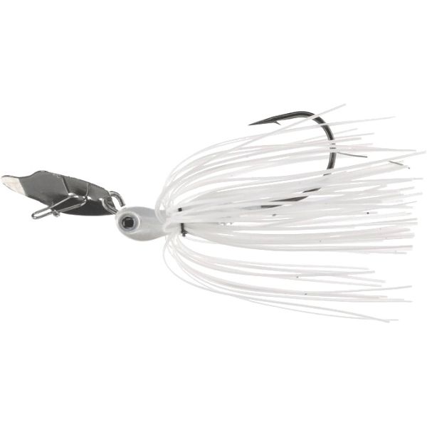 Strike King Thunder Cricket Vibrating Jig - Tungsten - 1/2oz - White