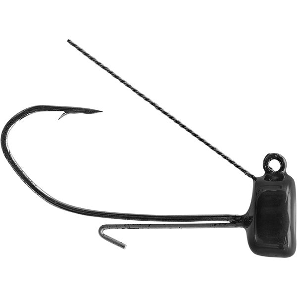 Strike King Tour Grade Weedless Ned Rig Head - 1/8oz - Black