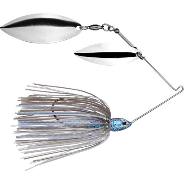 Strike King Tour Grade Double Willow Spinnerbait 3/4oz - Blue Glimmer